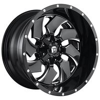 Fuel FC574 GLOSS BLACK MILLED 10x20 8/165,1 ET-18 CB125,1 60°