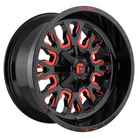 Fuel FC612 GLOSS BLACK RED TINTED CLEAR 9x20 6/135/139,7 ET20 CB106,1 60°