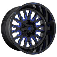 Fuel FC645 GLOSS BLACK BLUE TINTED CLEAR 10x20 8/165,1 ET-18 CB125,1 60°
