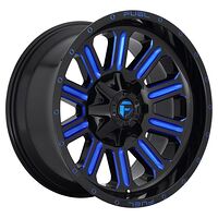 Fuel FC646 GLOSS BLACK BLUE TINTED CLEAR 10x20 5/114,3/127 ET-18 CB78,1 60°