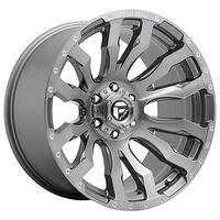 Fuel FC693 BRUSHED GUN METAL TINTED CLEAR 8,25x20 8/210 ET-246 CB154,3 60°