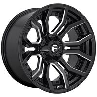 Fuel FC711 GLOSS BLACK MILLED 10x20 6/135/139,7 ET-18 CB106,1 60°