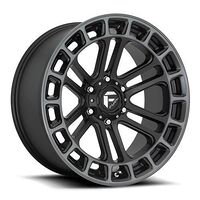 Fuel FC720 Matte Black Double Dark Tint Machined 9x17 6/139,7 ET-12 CB106,1 60°