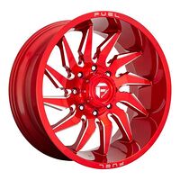 Fuel FC745 Candy Red Milled 10x22 6/135 ET-18 CB87,1 60°