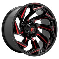 Fuel FC755 Gloss Black Milled With Red Tint 9x20 8/170 ET1 CB125,1 60°
