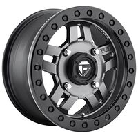 Fuel FV918 MATTE GUN METAL 7x15 4/137 ET38 CB110,1 60°