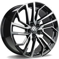 Statusfälgar Game Black Front Polished 8x18 5/112 ET35 CB66,5 60°