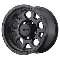 Statusfälgar KM522 Matte Black 7x15 6/139,7 ET-6 CB108,0 60°