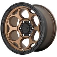 Statusfälgar KM541 Matte Bronze With Black Lip 8,5x17 5/127 ET18 CB71,5 60°