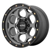 Statusfälgar KM541 Satin Gray With Black Lip 8,5x17 5/127 ET18 CB71,5 60°