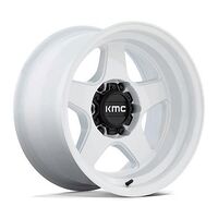 Statusfälgar KM728 LOBO GLOSS WHITE 8,5x17 6/120 ET-10 CB66,9 60°