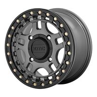 Statusfälgar KS240 Gun Metal With Gloss Black Ring 7x15 4/137 ET38 CB112,0 60°