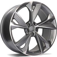 Statusfälgar Luxury Anthracite Front Polished 8x18 5/112 ET35 CB66,5 60°