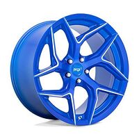 Niche M268 TORSIONI ANODIZED BLUE MILLED 10,5x20 5/112 ET40 CB66,6 60°