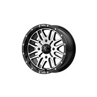 MSA MA38 Gloss Black Machined 7x14 4/137 ET10 CB112,0 60°