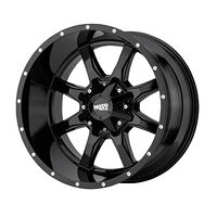 Statusfälgar MO970 GLOSS BLACK W/ MILLED LIP 10x20 5/127/139,7 ET-18 CB78,1 60°