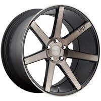 Statusfälgar NC150 MATTE BLACK MACHINED 8,5x19 5/114,3 ET35 CB72,6 60°