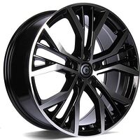 Statusfälgar Power Black Front Polished 7,5x17 5/112 ET42 CB57,1 60°