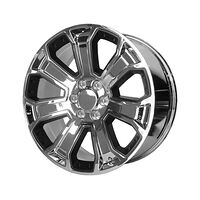 Statusfälgar PR113 Chrome With Matte Black Accents 9x22 6/139,7 ET24 CB78,1 60°