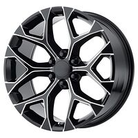 Statusfälgar PR176 Gloss Black Milled 10x24 6/139,7 ET24 CB78,1 60°