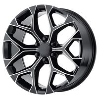 Statusfälgar PR176 Gloss Black Milled 9x20 6/139,7 ET24 CB78,1 60°