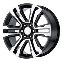 Statusfälgar PR182 Gloss Black Machined 9x20 6/139,7 ET24 CB78,1 60°