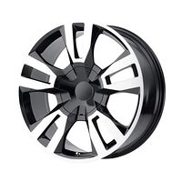 Statusfälgar PR188 Gloss Black Machined 10x24 6/139,7 ET31 CB78,1 60°