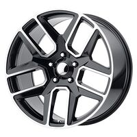 Statusfälgar PR192 Gloss Black 10x22 6/139,7 ET25 CB78,1 60°