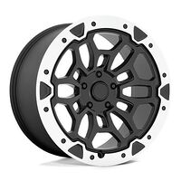 Statusfälgar PR215 MATTE BLACK MACHINED 10x22 6/139,7 ET19 CB78,1 60°