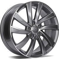 Statusfälgar Prague Anthracite Front Polished 6,5x16 5/112 ET43 CB57,1 60°