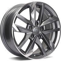 Statusfälgar Rennes Anthracite Front Polished 7x16 5/108 ET40 CB65,1 60°