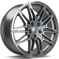 Statusfälgar Rubin Anthracite Front Polished 8x18 5/112 ET30 CB66,6 60°