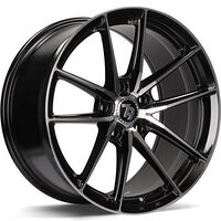 Statusfälgar SCF-A Black Front Polished 8,5x19 5/112 ET35 CB66,6 60°