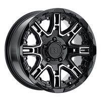 Statusfälgar SLINGSHOT GLOSS BLACK W/ MACHINED FACE 11,5x20 5/127 ET-44 CB71,5 60°