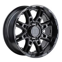 Statusfälgar SLINGSHOT MATTE BLACK 11,5x22 6/139,7 ET-44 CB112,1 60°