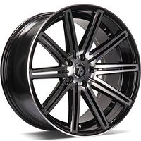 Statusfälgar SV-M Black Front Polished 8x18 5/112 ET35 CB66,6 60°