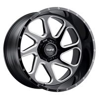 Statusfälgar T2B GLOSS BLACK W/ MILLED SPOKES 14x24 5/127 ET-72 CB71,5 60°