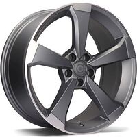 Statusfälgar Twister Matt Anthracite Front Polished 8,5x19 5/112 ET30 CB66,5 60°