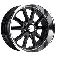 Statusfälgar UC121 GLOSS BLACK 9,5x18 5/120,65 ET1 CB72,6 60°
