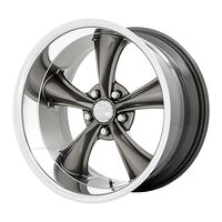 Statusfälgar VN338 BOSS GRAPHITE W/ DIAMOND CUT LIP 10x20 5/114,3 ET35 CB72,6 60°