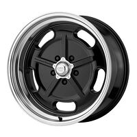 Statusfälgar VN511 SALT FLAT GLOSS BLACK W/ DIAMOND CUT LIP 10,5x22 5/114,3 ET0 CB72,6 60°