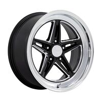 Statusfälgar VN514 GROOVE GLOSS BLACK W/ DIAMOND CUT LIP 10x18 5/114,3 ET0 CB72,6 60°