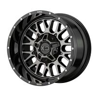 Statusfälgar XD842 Gloss Black Gray Tint 10x20 5/127/139,7 ET-18 CB78,3 60°