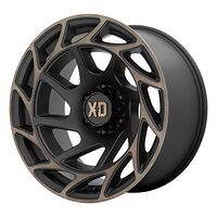 XD XD860 ONSLAUGHT SATIN BLACK W/ BRONZE TINT 12x22 8/165,1 ET-44 CB125,1 60°